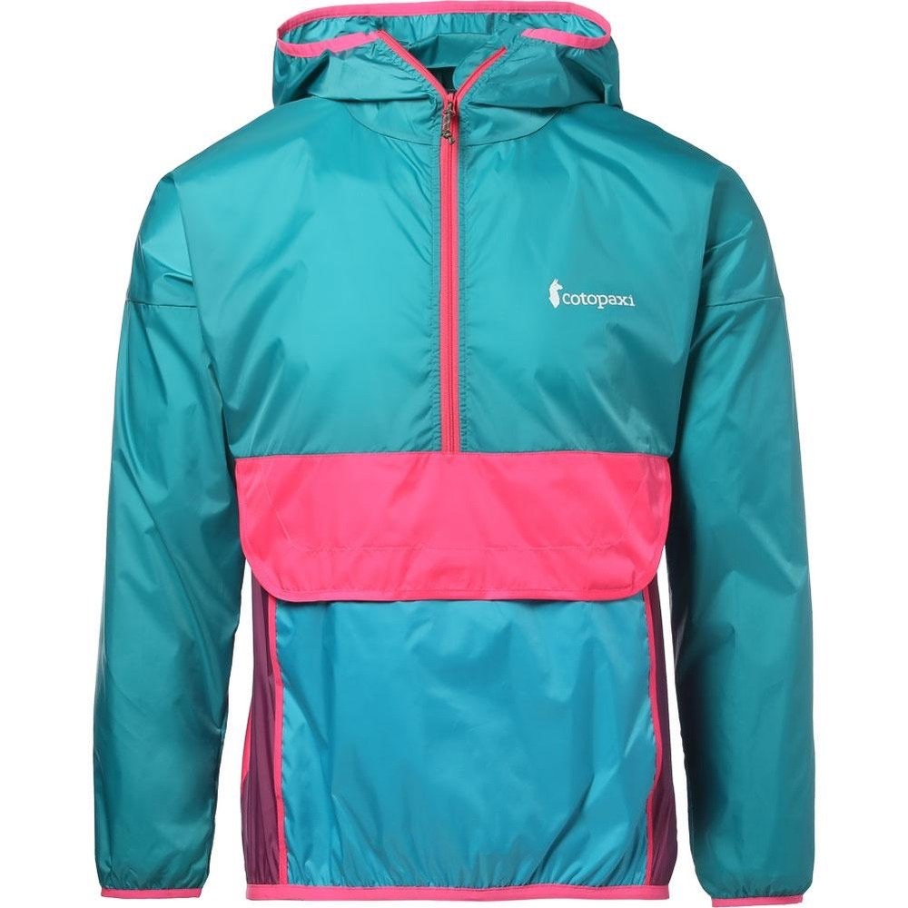 Cotopaxi Teca Half-Zip Windbreaker Jacket Teal Pink Purple Women Medium WM MS